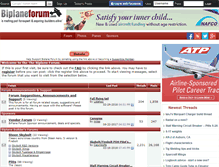 Tablet Screenshot of biplaneforum.com